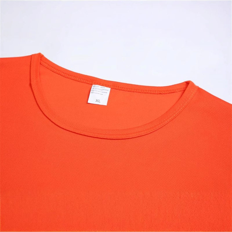 夏季圆领速干t恤工作服选举外贸短袖文化衫儿童广告衫印字印logo