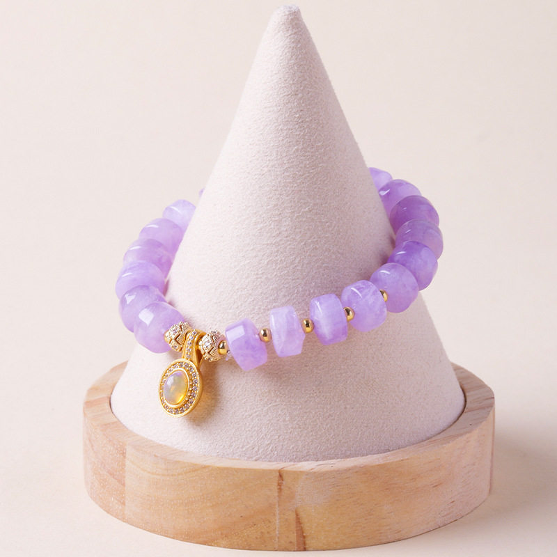 Designer Lavender Amethyst Bracelet
