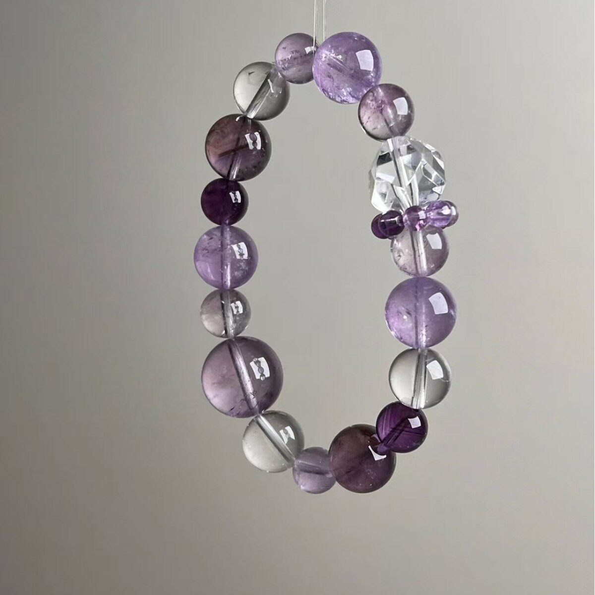 Freeform Luxury Amethyst Bracelet