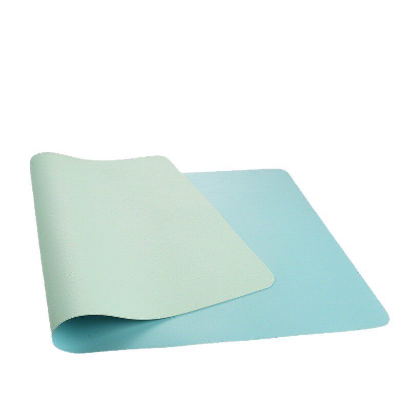 双面皮革鼠标垫超大电脑键盘垫防滑书桌垫写字防水超大办公桌桌垫