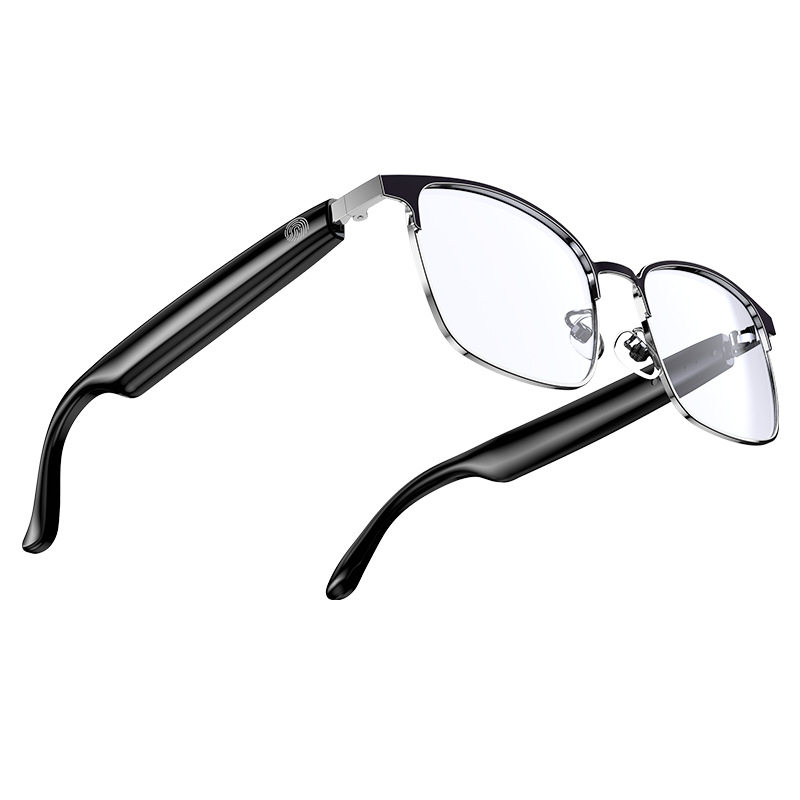 新款智能蓝牙眼镜金属框商务通勤144国语言翻译设备无线通话AI