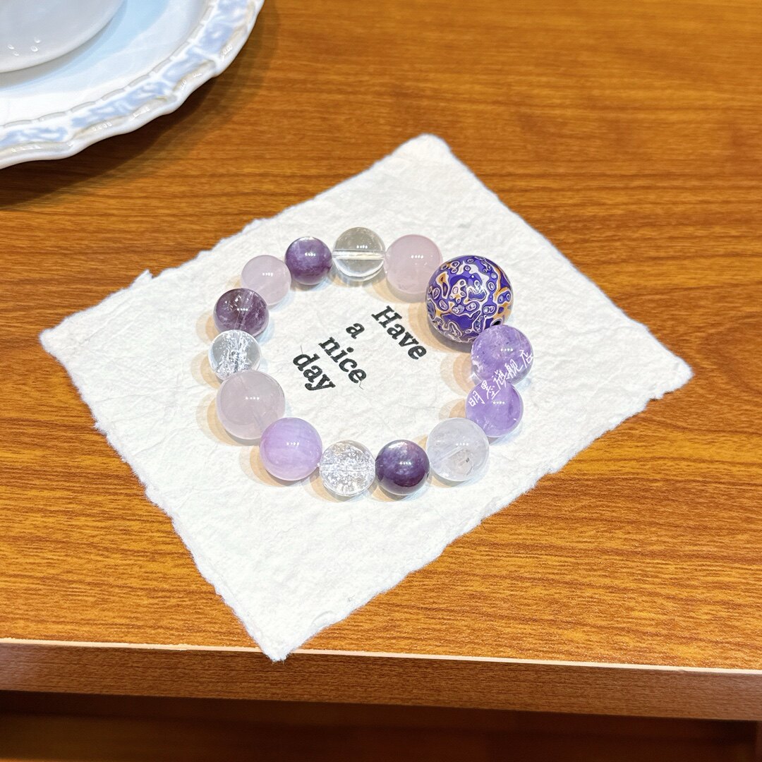 Purple Crystal Bracelet