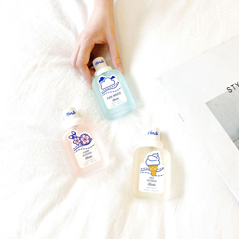 韩卢小熊宝宝女士香水持久淡香清新自然50ml学生款平价蜜桃香氛