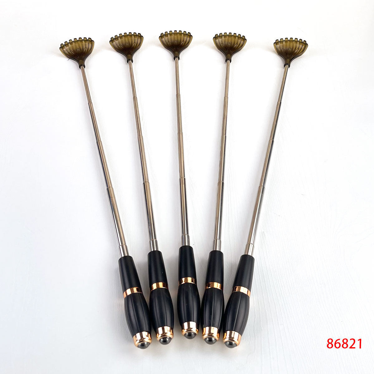 伸缩痒痒挠新款黑色五节不锈钢伸缩不求人庙会夜市搞促销礼品批发