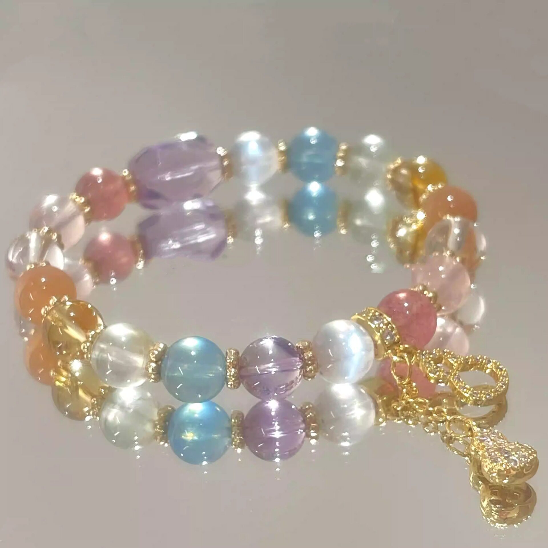Serenity Stone — Natural Amethyst Bracelet