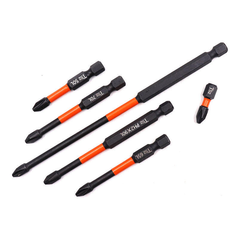 强磁冲击批头十字电动螺丝刀头工业级手电钻高硬度批头风批起子