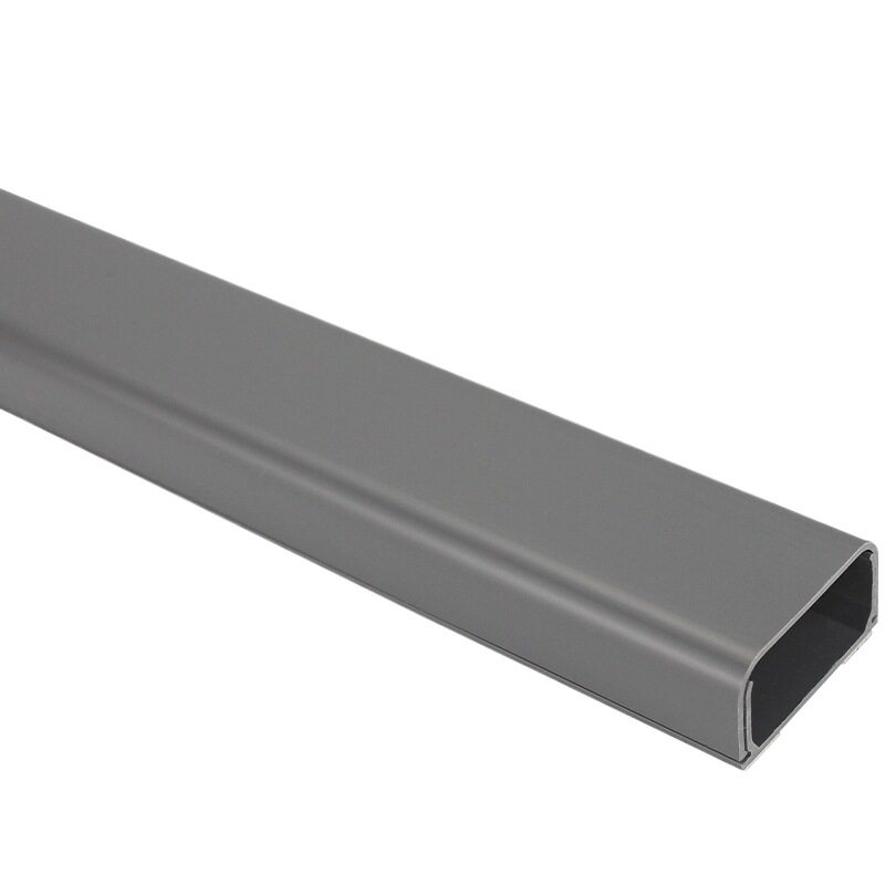 艾力德39*19大容量方形槽隐藏收纳电线办公ktv踢脚线白色黑色