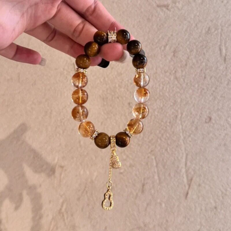 Luxury Citrine Tower Crystal Bracelet