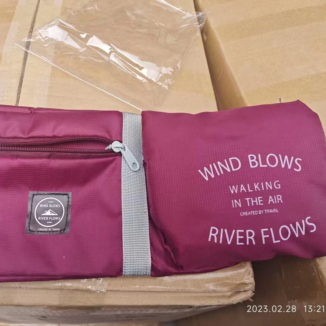 差旅登机包多功能折叠旅行袋单肩手提行李包可套拉杆箱大收纳袋