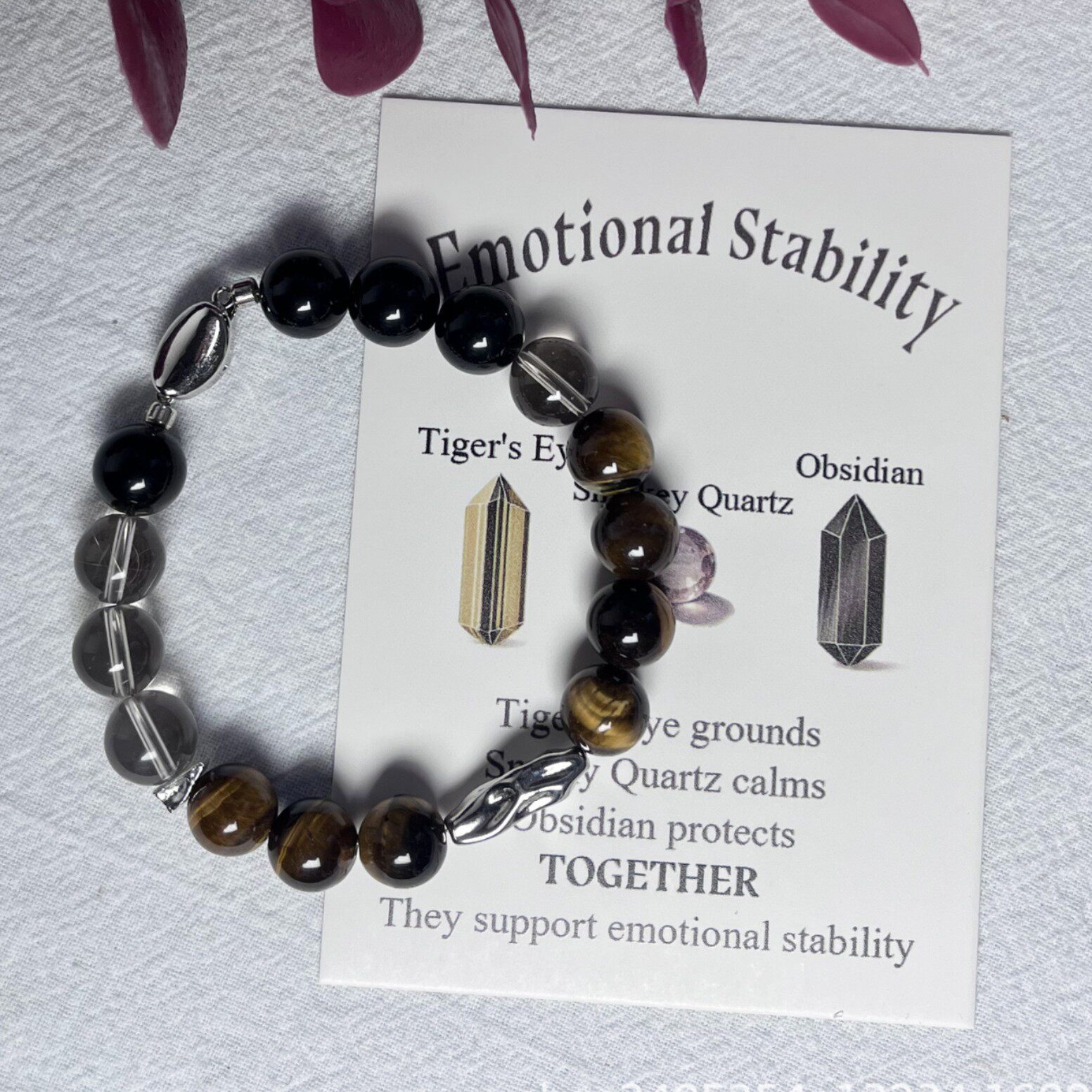 Handcrafted Tiger's Eye Bracelet