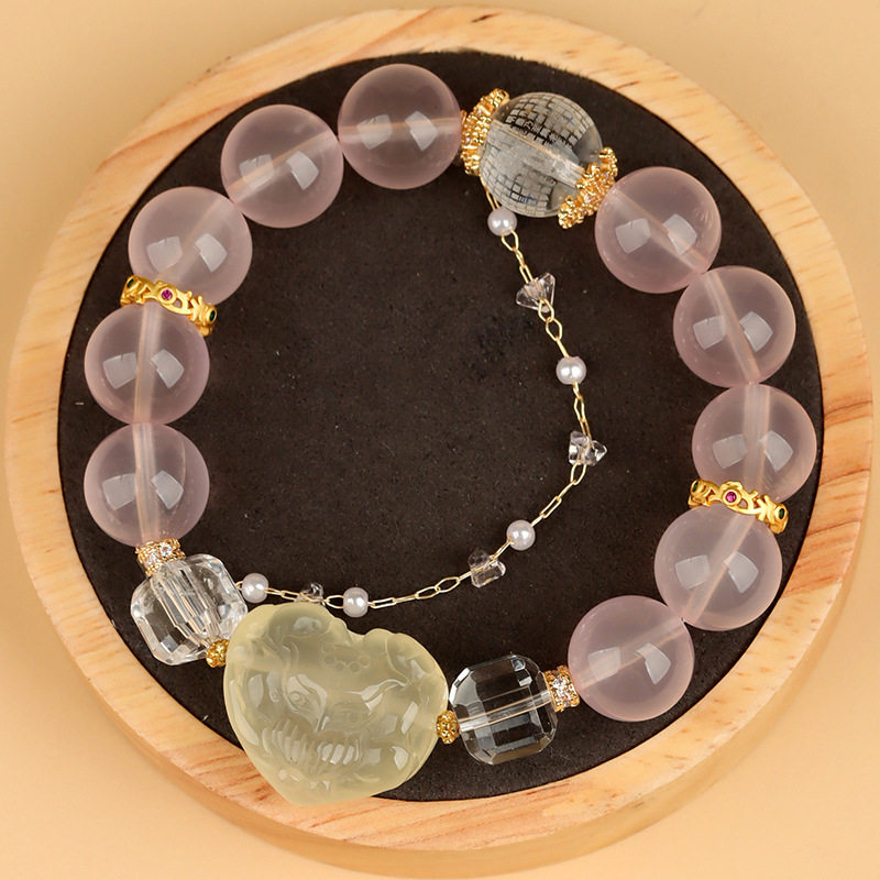 Star Rose Quartz Bracelet