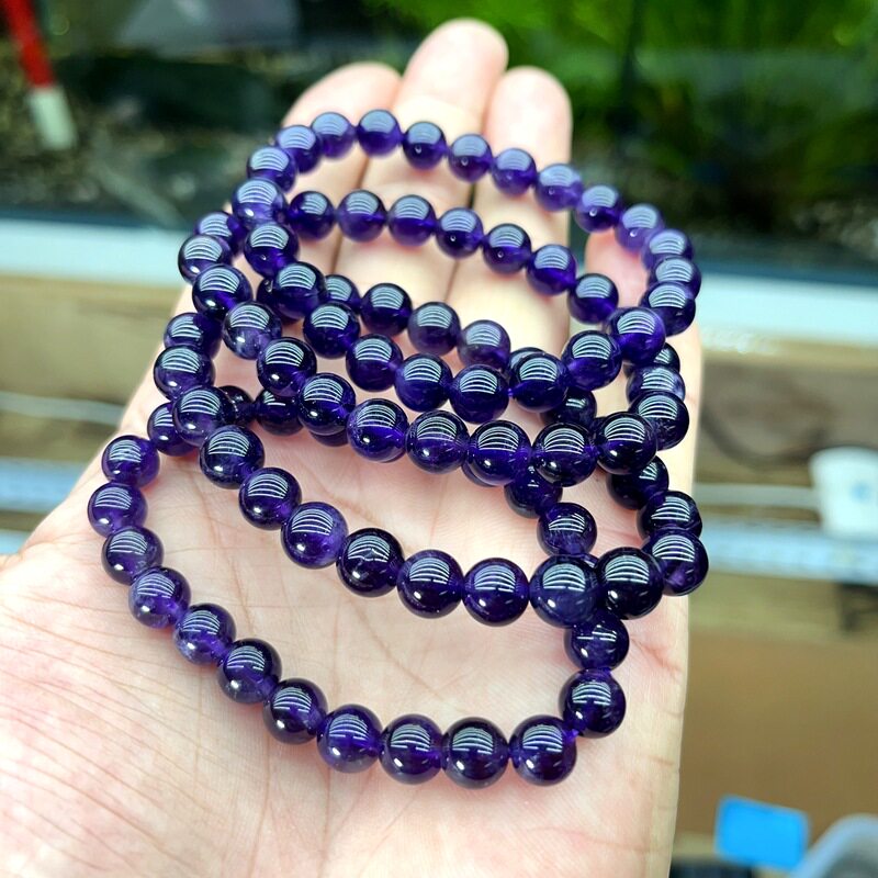 Serenity Stone — Natural Amethyst Bracelet
