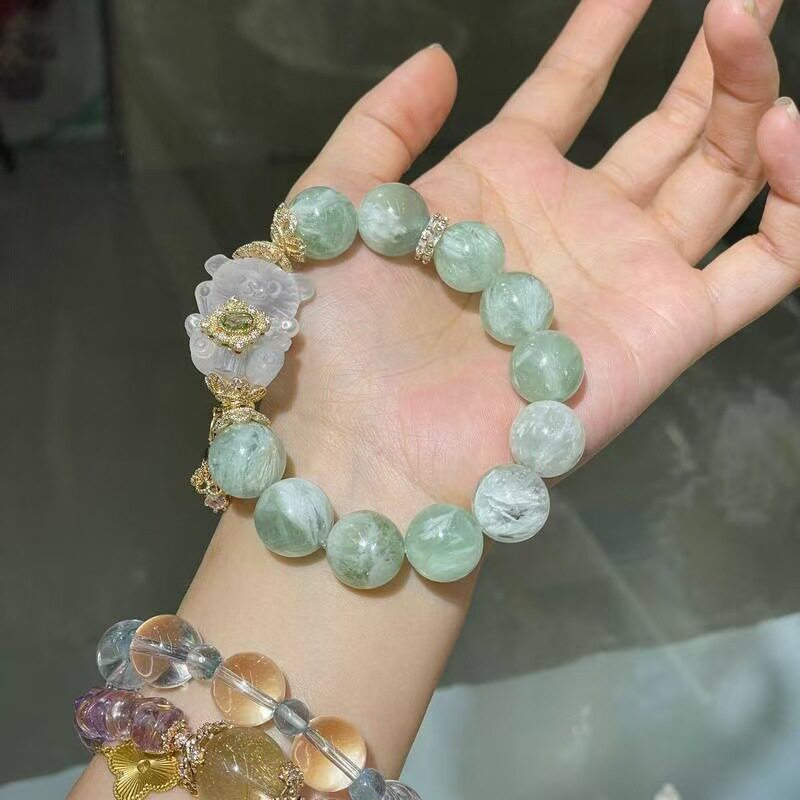Nature's Art — Raw Fluorite Bracelet
