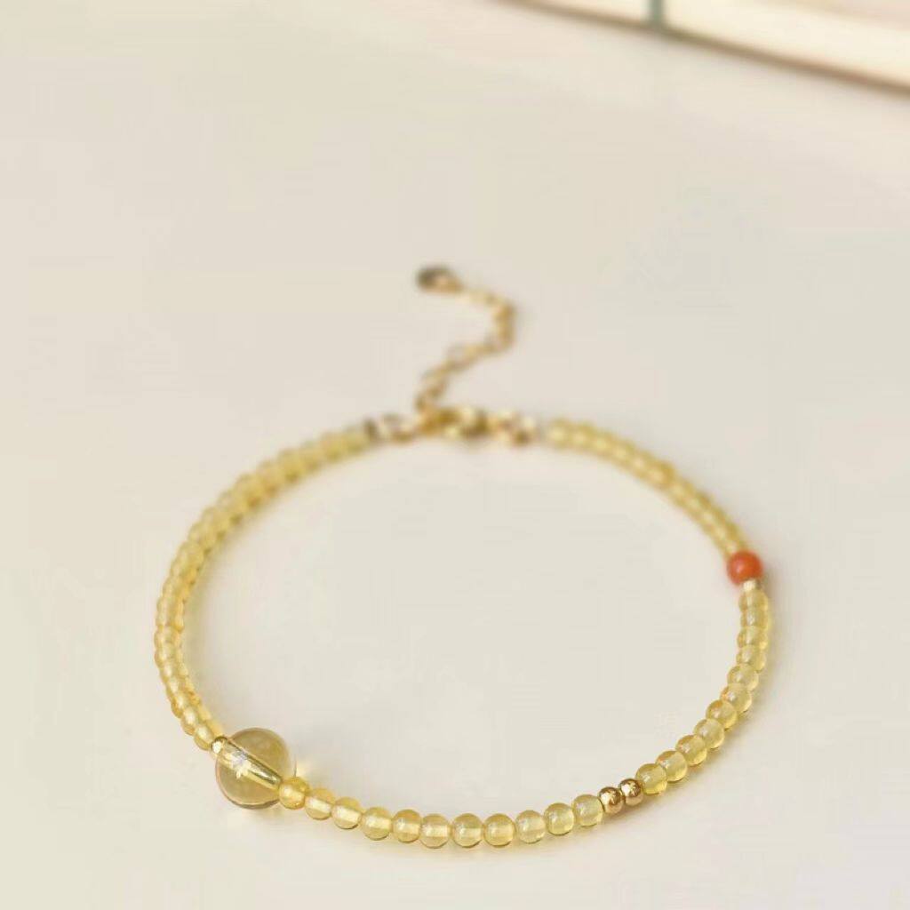 Minimalist Citrine Bracelet