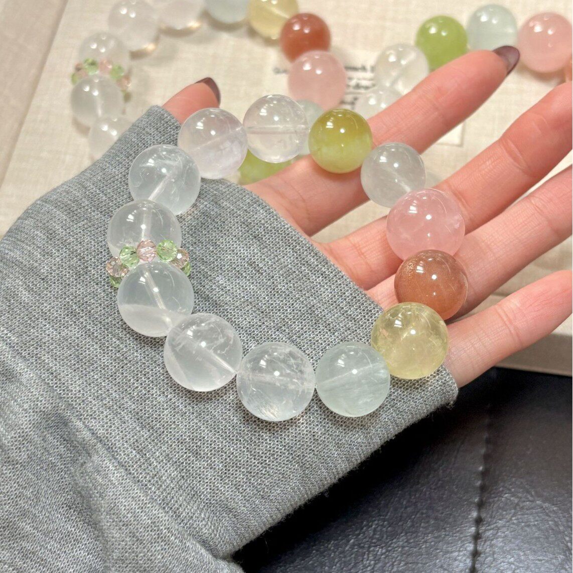 Winter Blossom — Crystal Plum Flower Carving