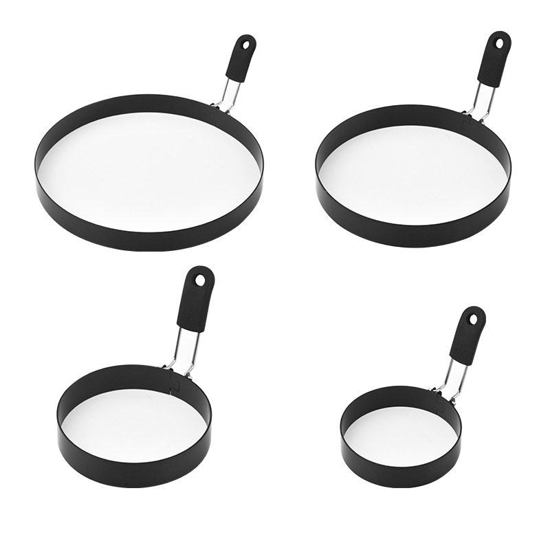 厂家批发不锈钢煎蛋器家用圆形煎鸡蛋蒸荷包煎蛋模具厨房烘焙工具