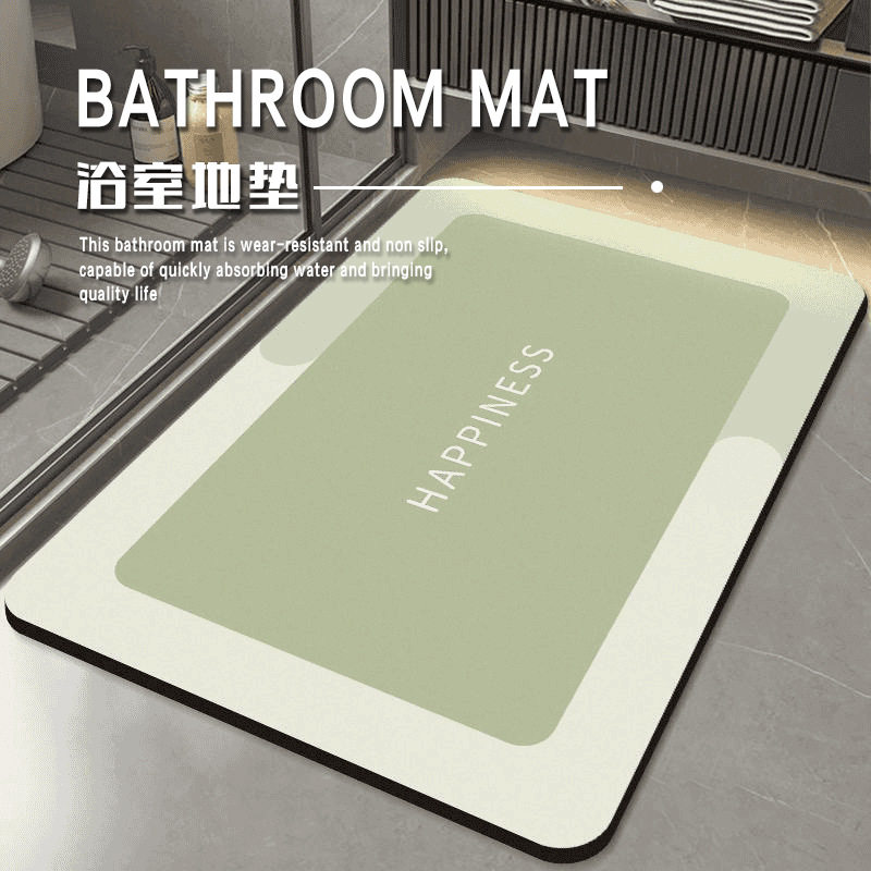 2025新款浴室地垫卫生间门口吸水防滑脚垫子洗手间厕所防滑垫家用