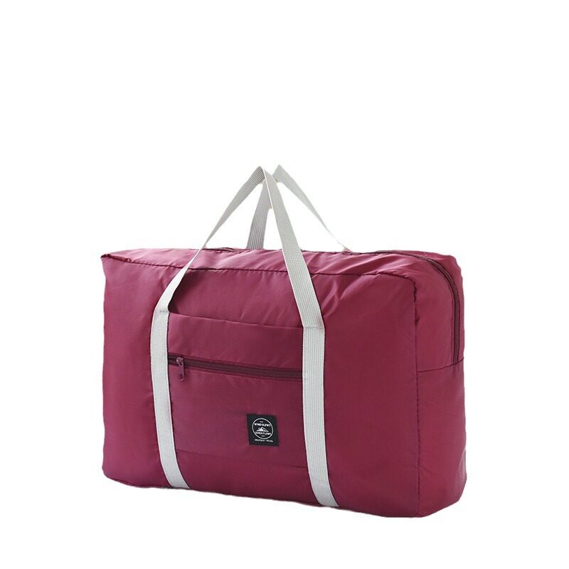 现货批发 韩版差旅防水尼龙折叠式旅行收纳包 衣服整理袋购物袋