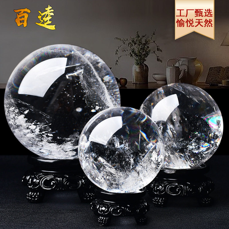 Nature's Art — Raw Clear Quartz Sphere