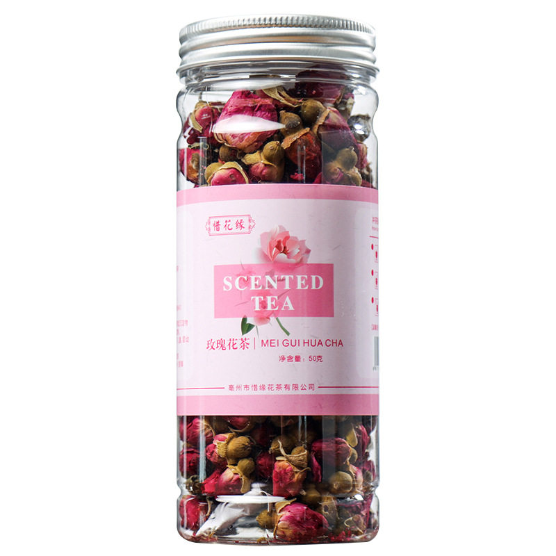 批发罐装花草茶亳州花茶玫瑰金银花枸杞菊花决明子花茶荷叶水果茶