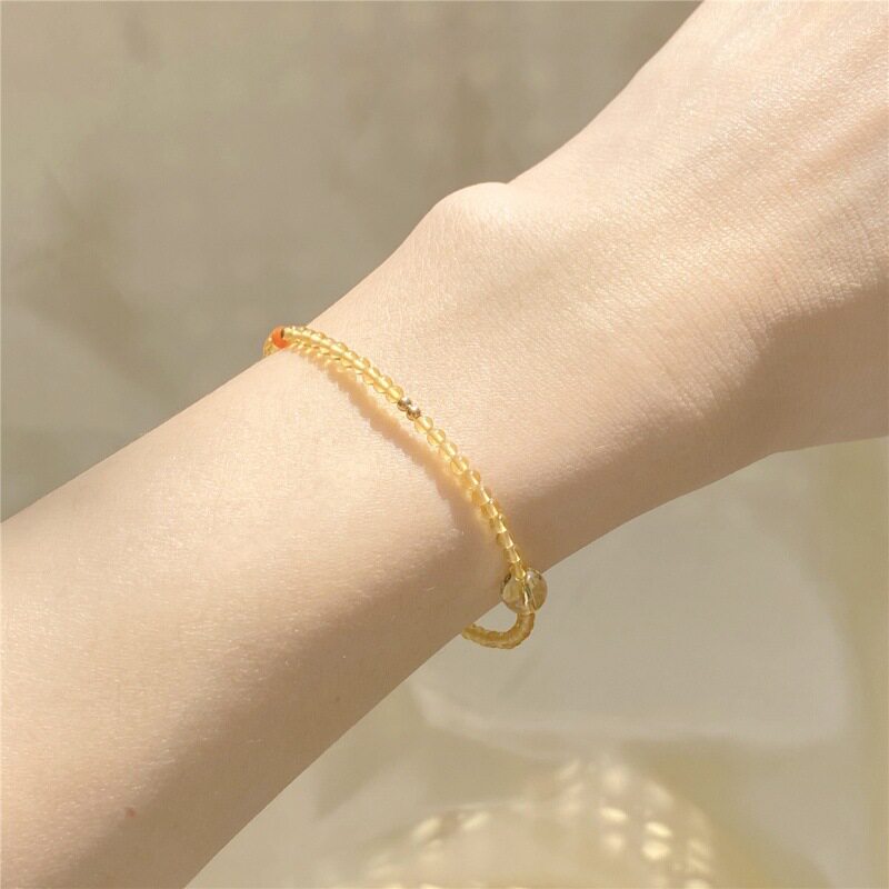 Minimalist Citrine Bracelet