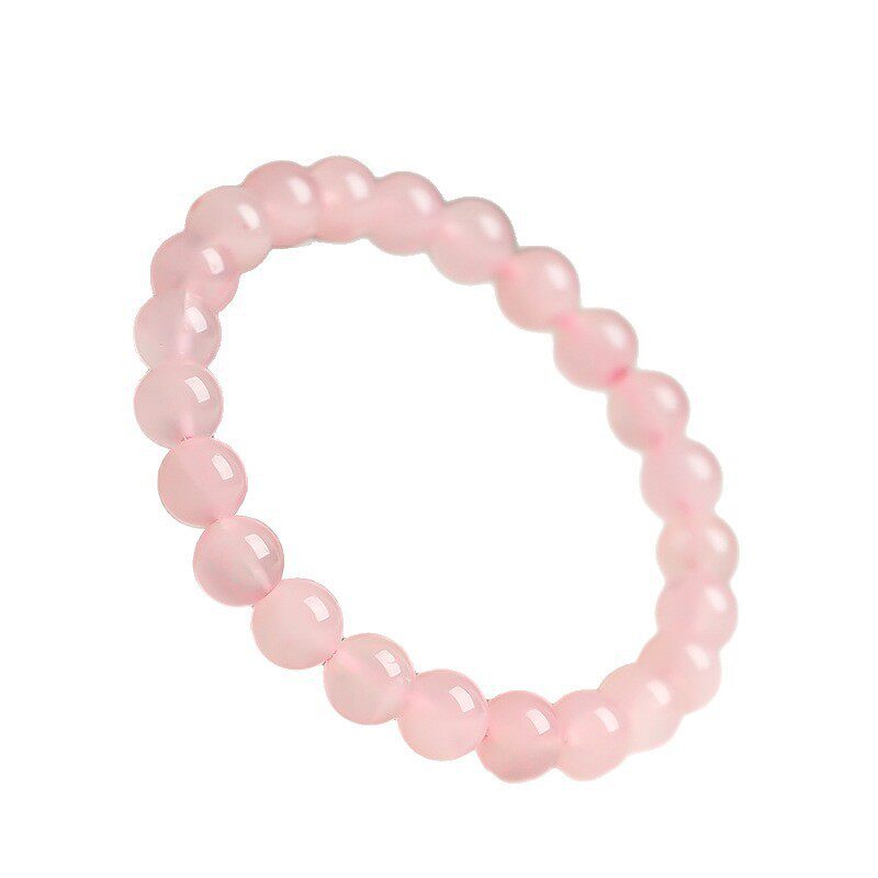 Ice-Grade Rose Quartz Bracelet