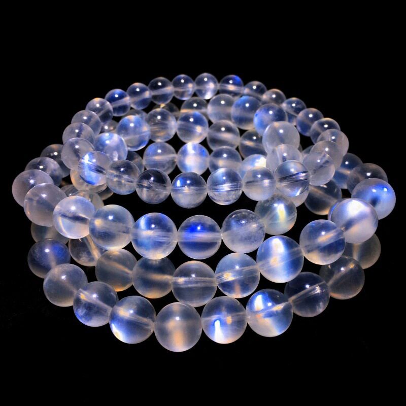 Single-Strand Blue Moonstone Bracelet