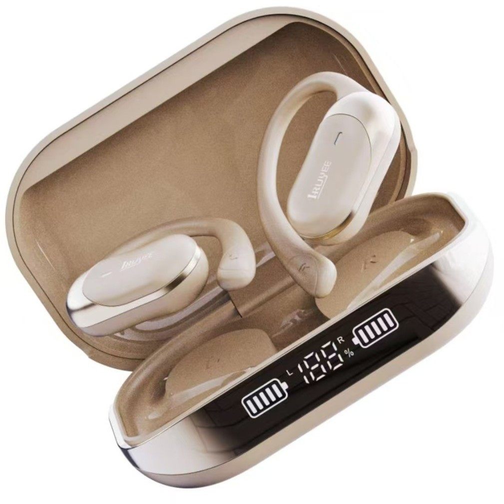 跨境智能AI翻译耳机开放半入耳挂耳式式OWS运动无线蓝牙耳机