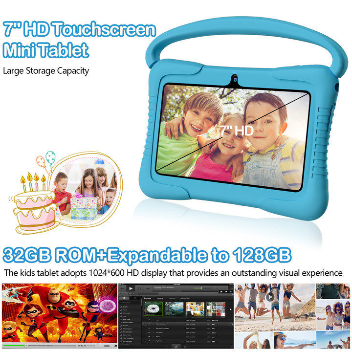 跨境专供儿童学生学习娱乐用平板电脑 10.1英寸四核心优惠