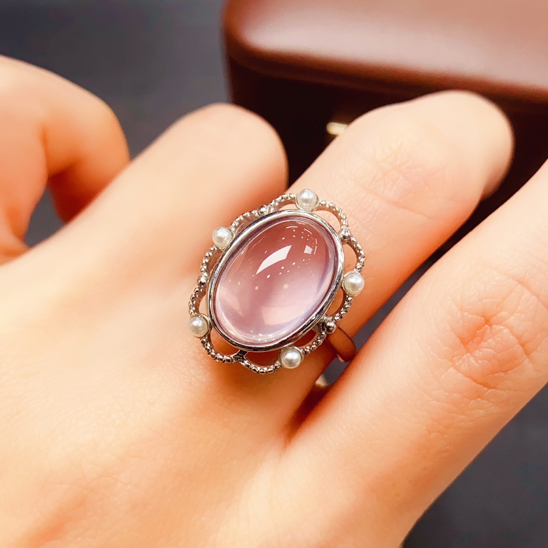 Rose Quartz Ring