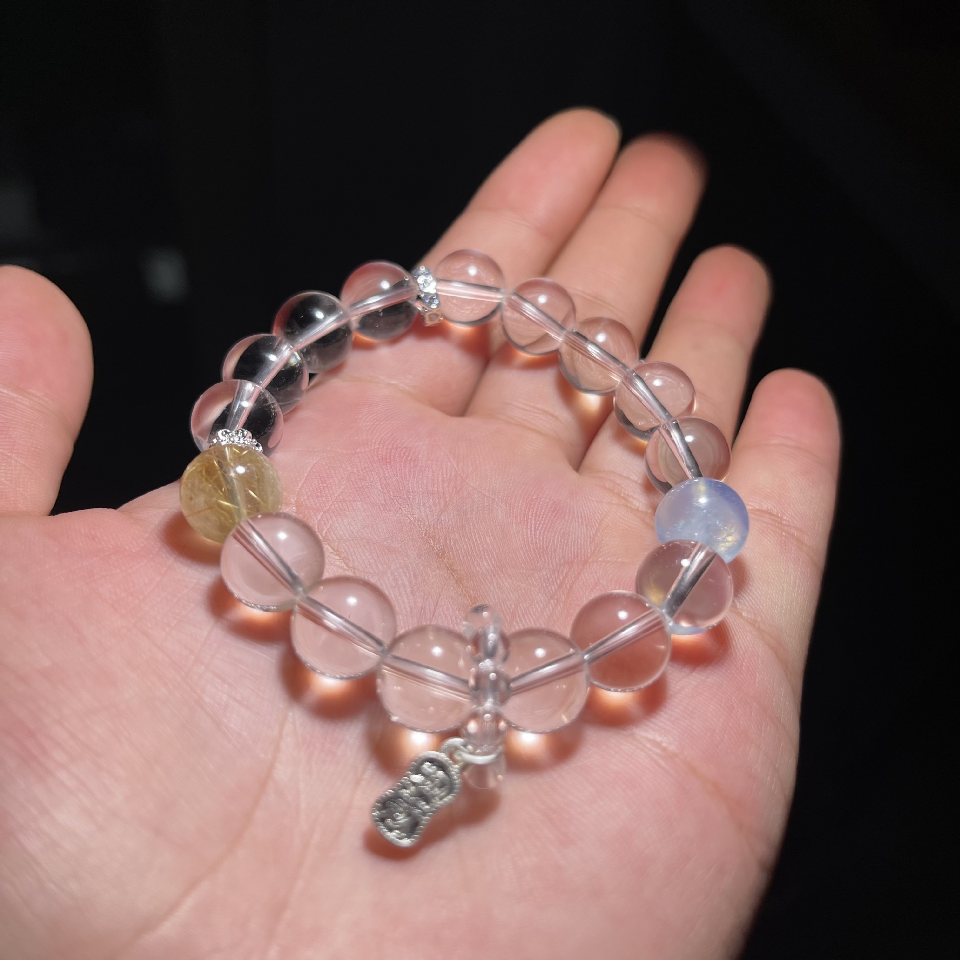 Natural White Crystal Bracelet | Purify the Mind, Enhance Emotional Energy, Attract Wealth and Good Fortune