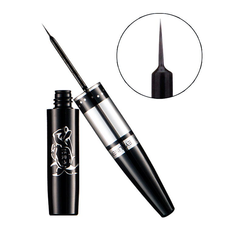 托皮卡眼线笔随心眼线液成型不易晕染批发跨境国货彩妆流金质感