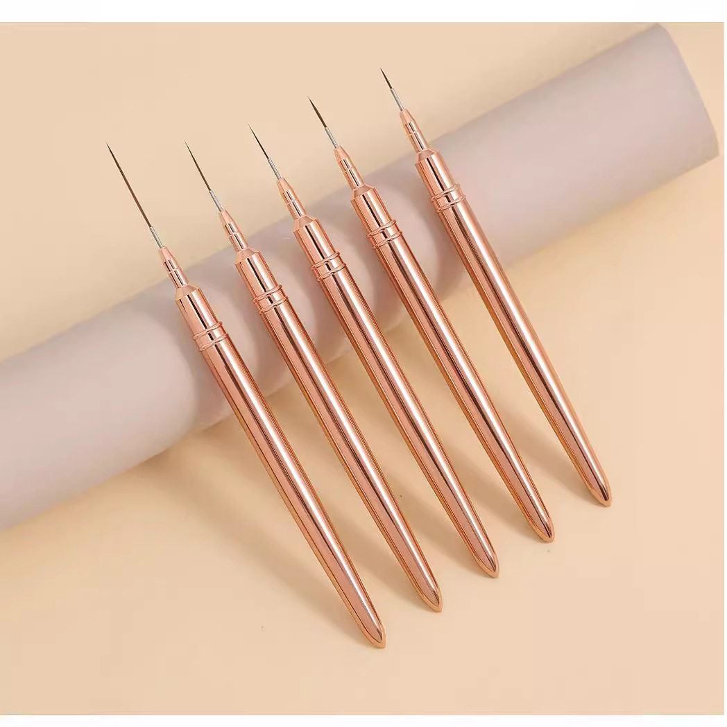 美甲拉线笔刷套装业日式拉线画花法式彩绘勾线笔美甲店专用工具
