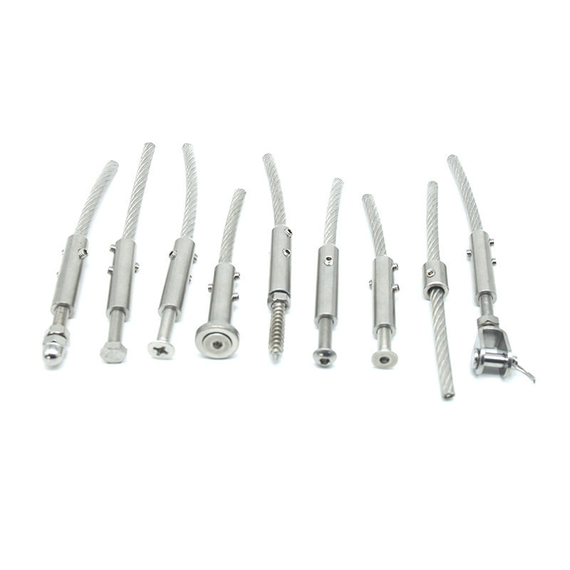 厂家供应304不锈钢接线器 钢丝绳连接头不锈钢锁紧器锁扣护套锁头