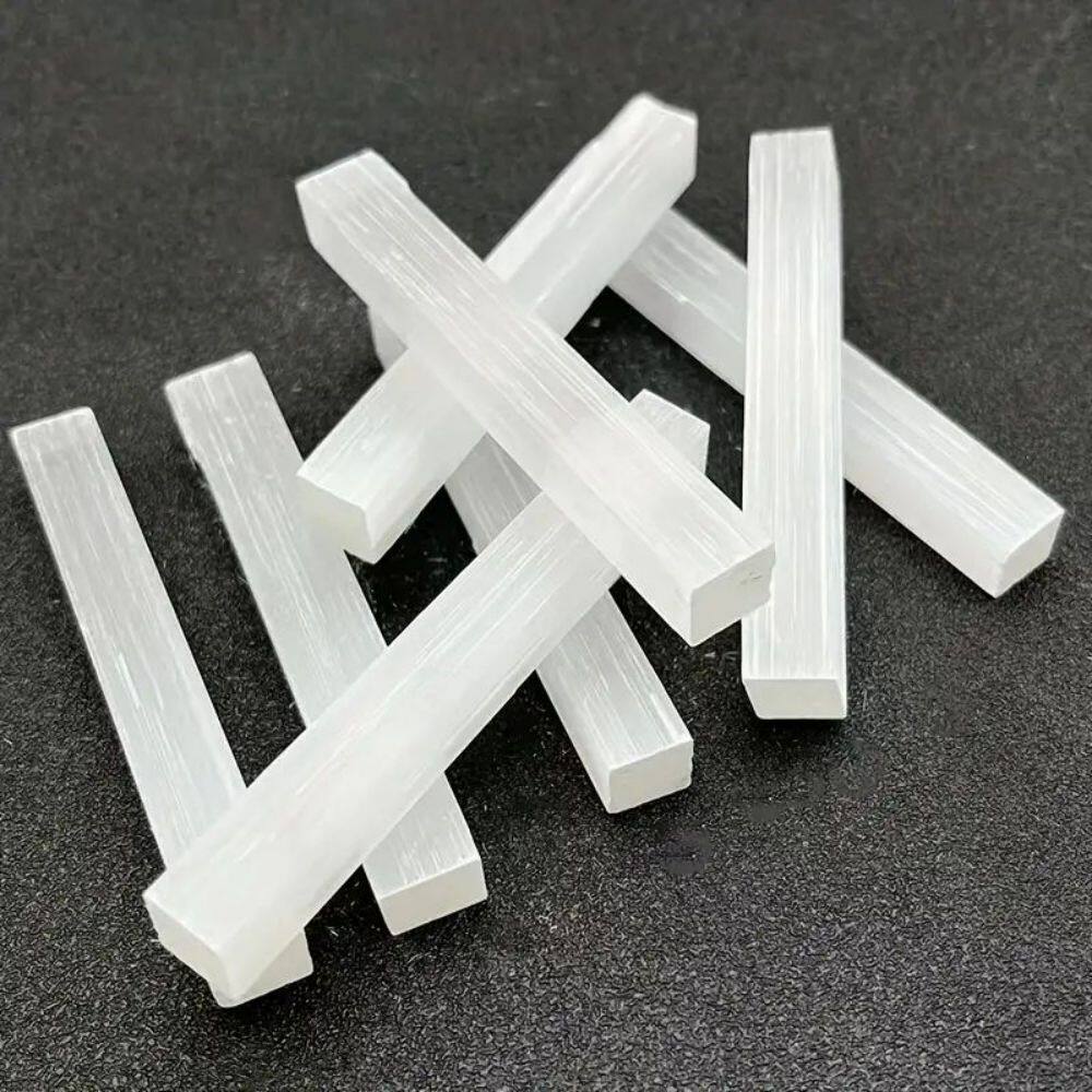 Chakra Rainbow — Selenite Crystal Energy Wand