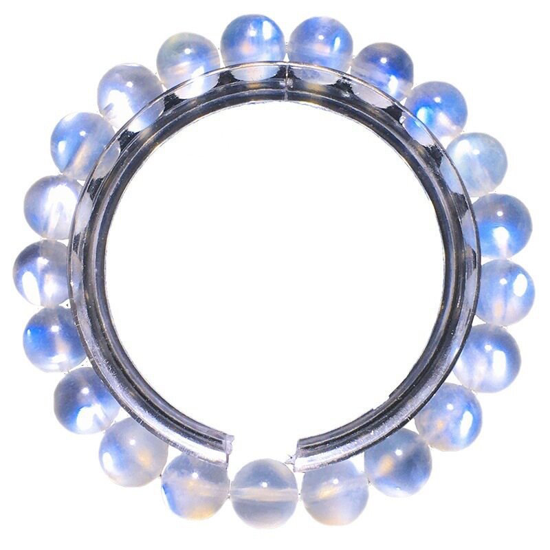 Single-Strand Blue Moonstone Bracelet