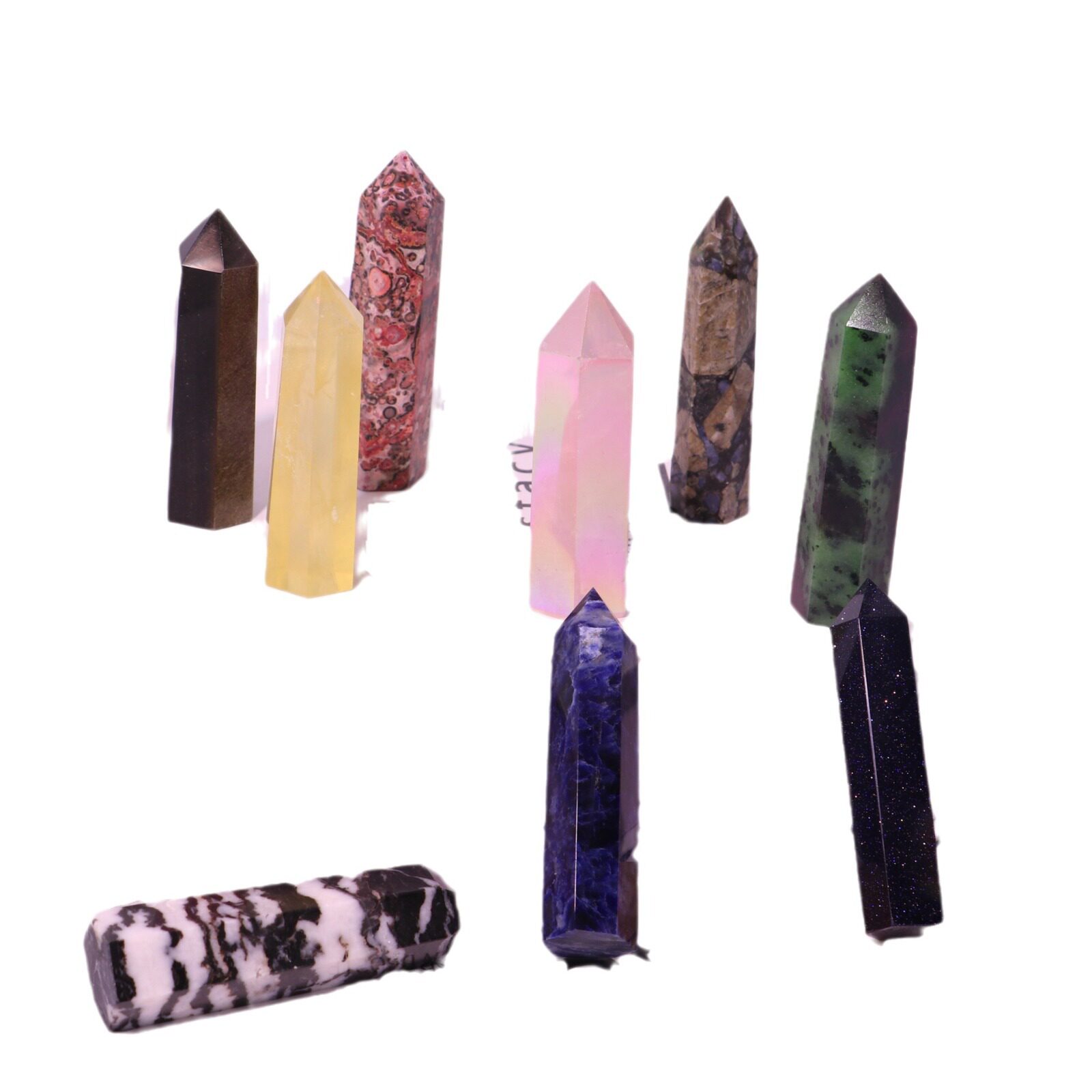 Prism Tower — Natural Crystal Hexagonal Point