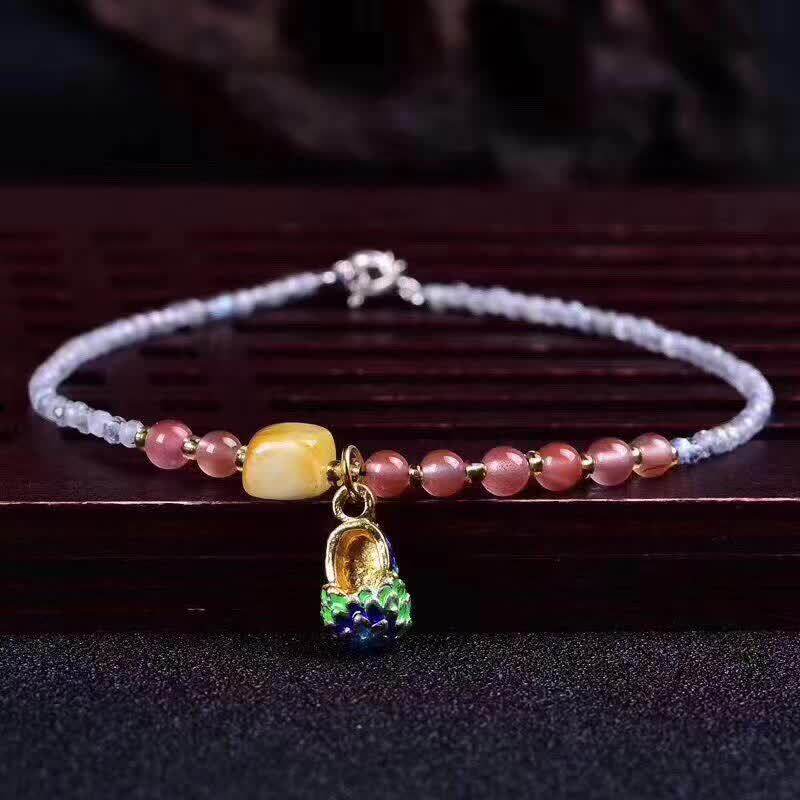 Earth's Treasure — Natural Moonstone Bracelet