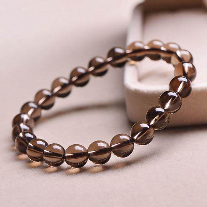 Single-Strand Smoky Quartz Bracelet