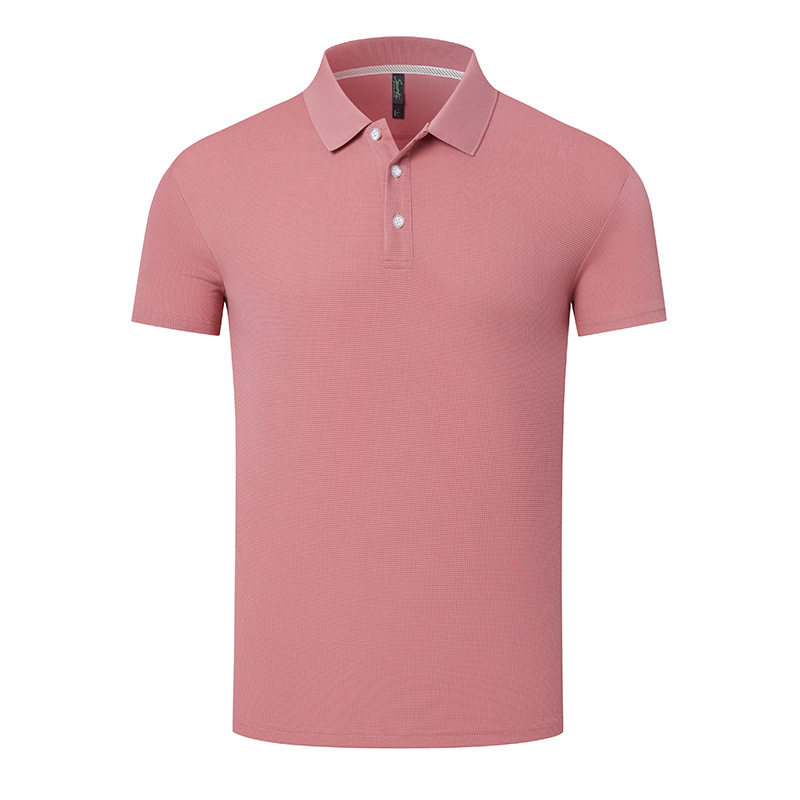 2026夏季透气防皱纯色 polo衫男装 印字工作服 翻领T恤短袖 工衣