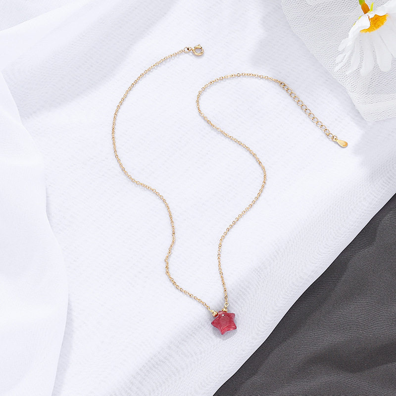 Strawberry Quartz Necklace
