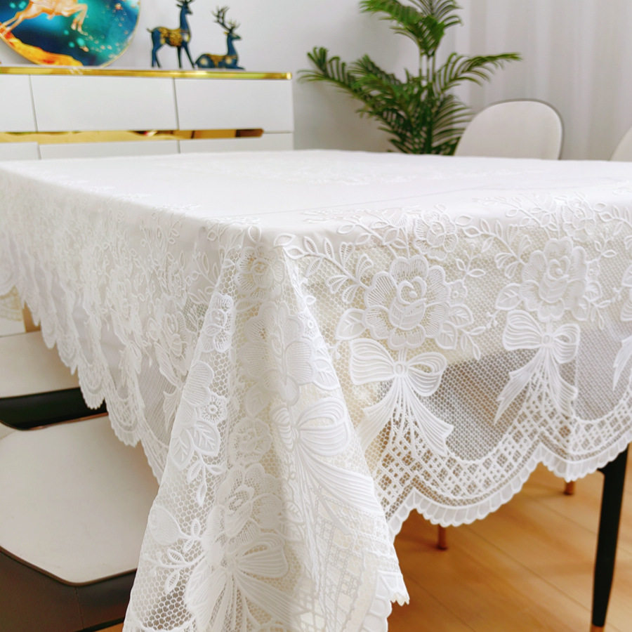 新款防水防油防烫茶几桌布免洗长方形餐桌布家用客厅轻奢新款桌布