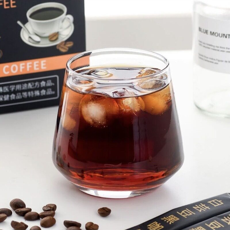 白芸豆黑咖啡速溶咖啡粉固体饮料无蔗糖提神源头工厂家直销