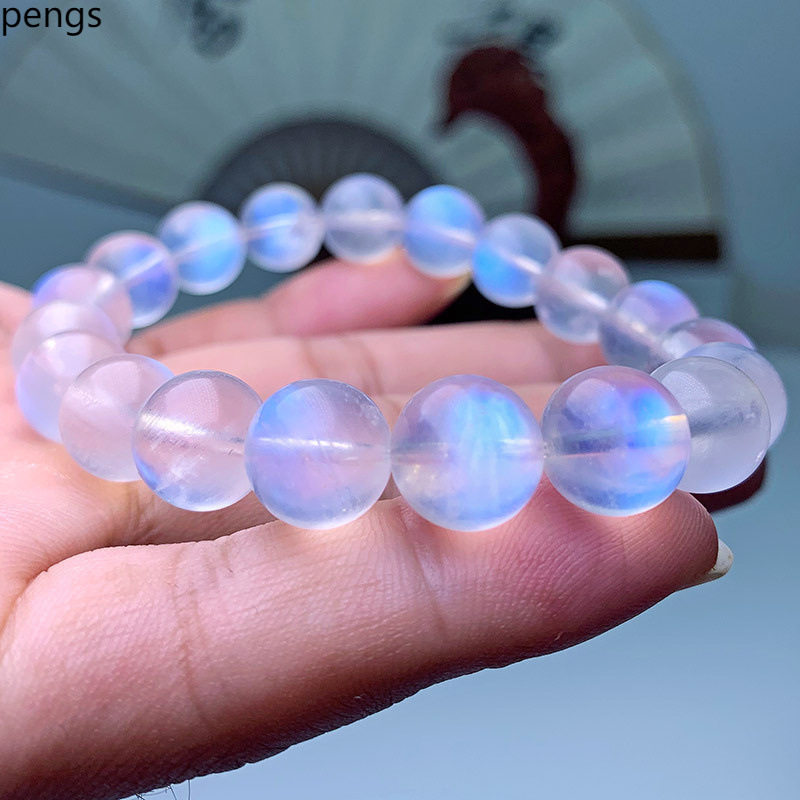 Cat's Eye Blue Moonstone Bracelet