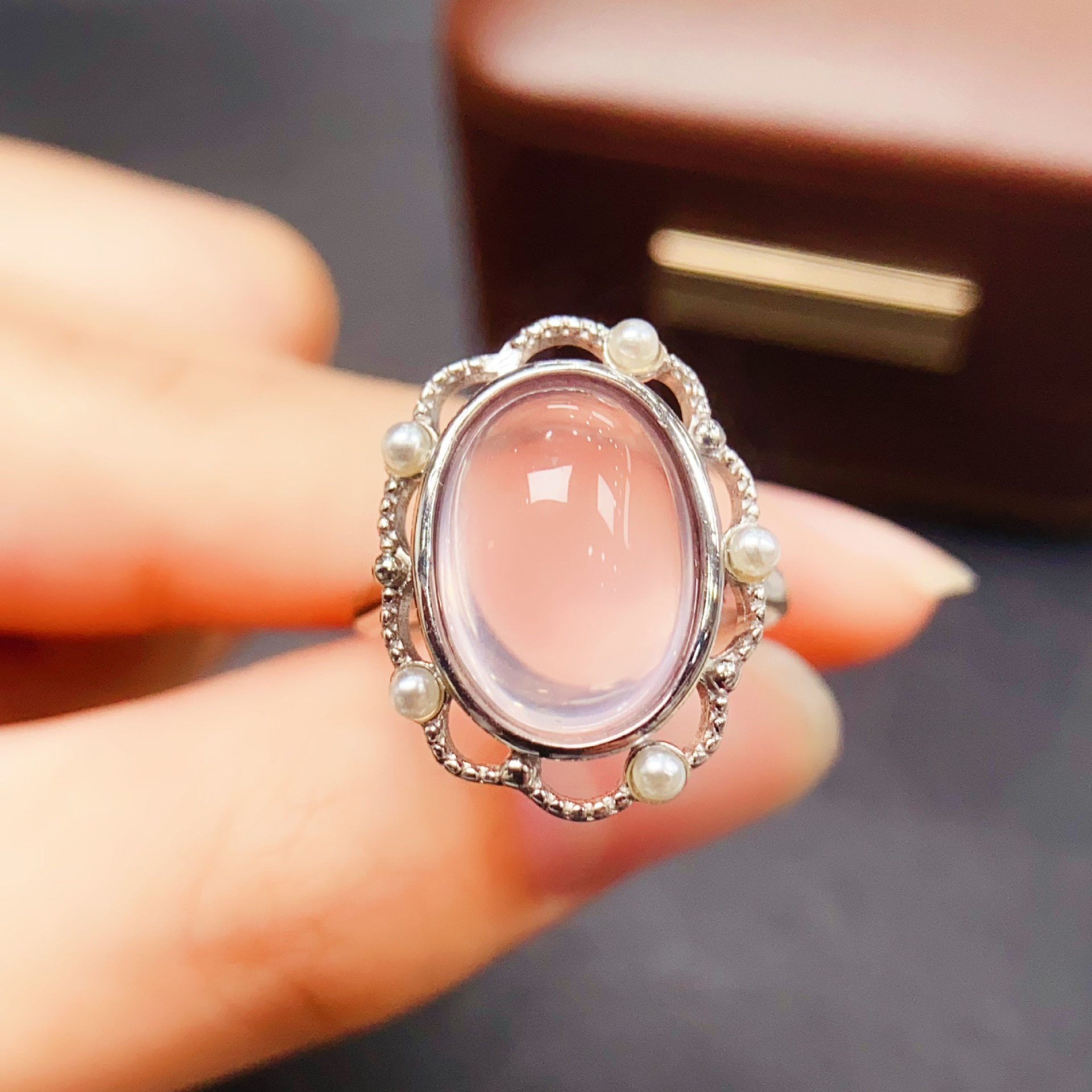 Rose Quartz Ring