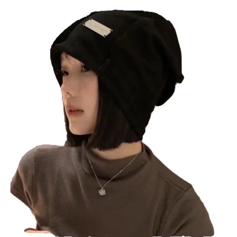 秋季帽子假发一体式短发直发微卷bobo齐肩自然逼真修脸假发女网红