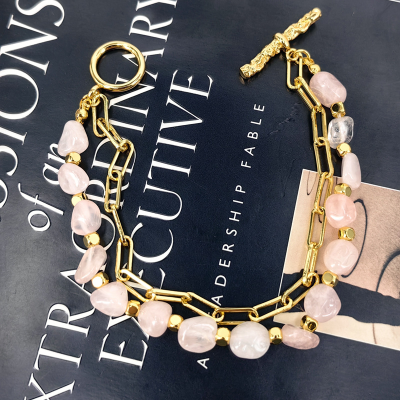 Natural Rose Quartz Bracelet | Lucky Stone for Attracting Love and Enhancing Relationships, Energy Crystal Bracelet