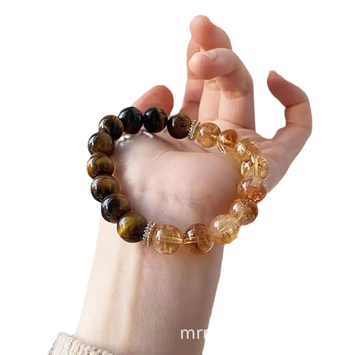 Designer Citrine Tower Crystal Bracelet