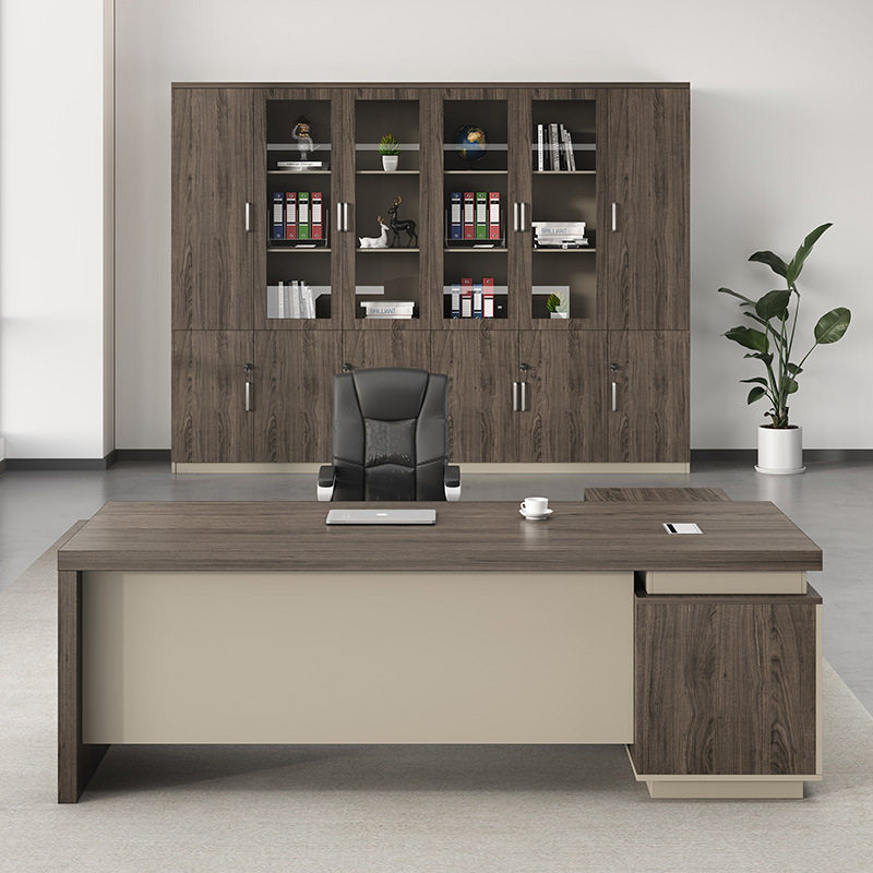 老板桌办公桌椅组合简约现代总裁桌经理主管桌大班台办公家具套装