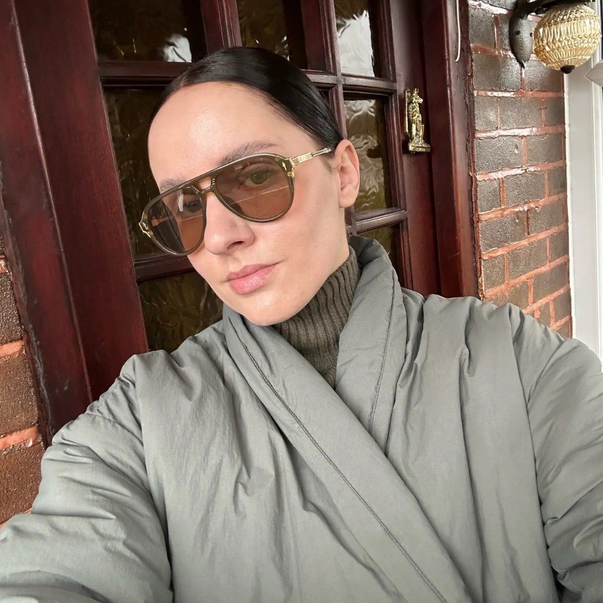 新款欧美男飞行员眼镜复古双粱方框太阳镜墨镜跨境现货批发6052